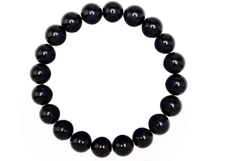 Smooth Black Onyx Bracelet