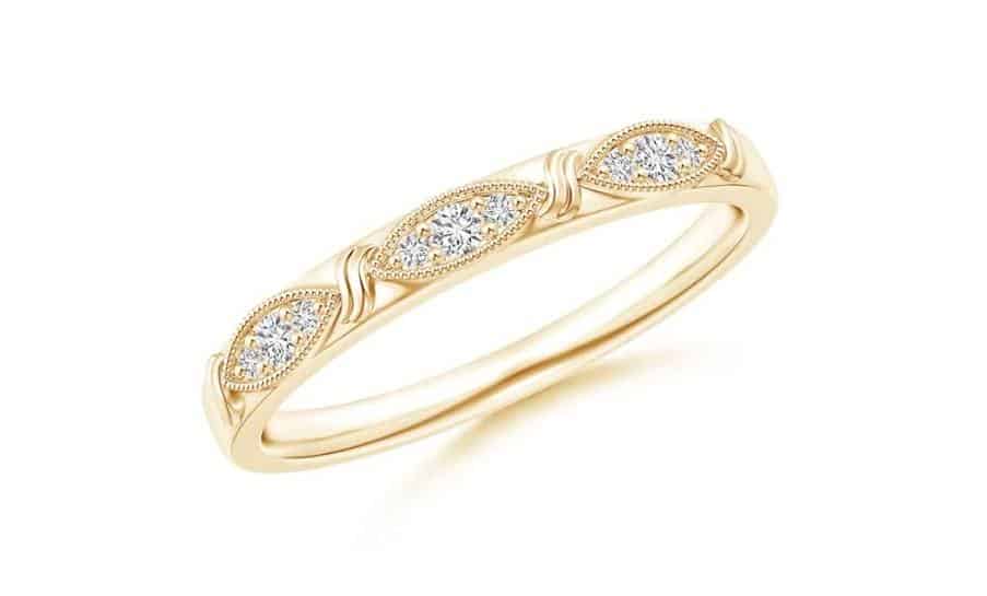 Best Art Deco Wedding Band Ideas angara