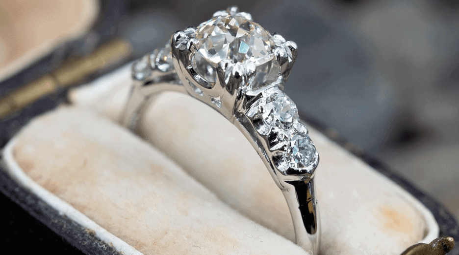 Best Old European Cut Diamond Ideas 1930 ring 