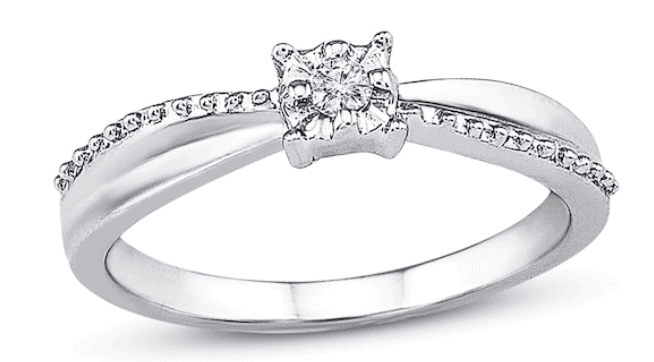 Promise Ring Diamond Accent