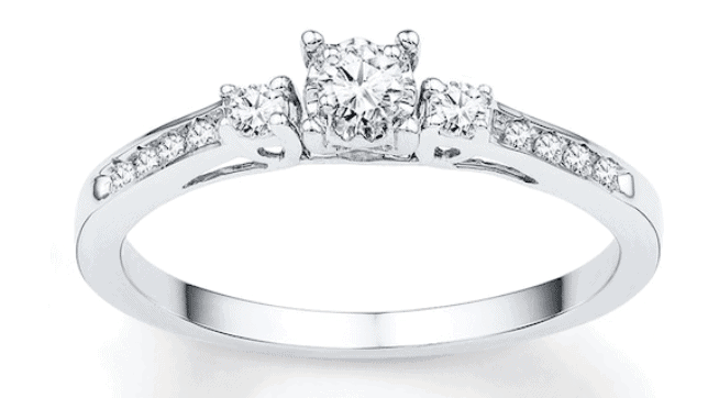 Best Friend Diamond Ring Ideas white gold ring