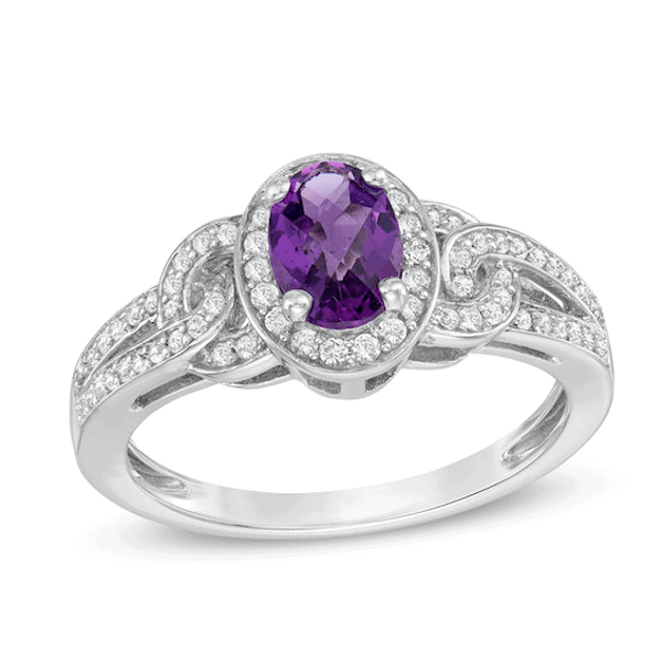 Amethyst Collar Ring