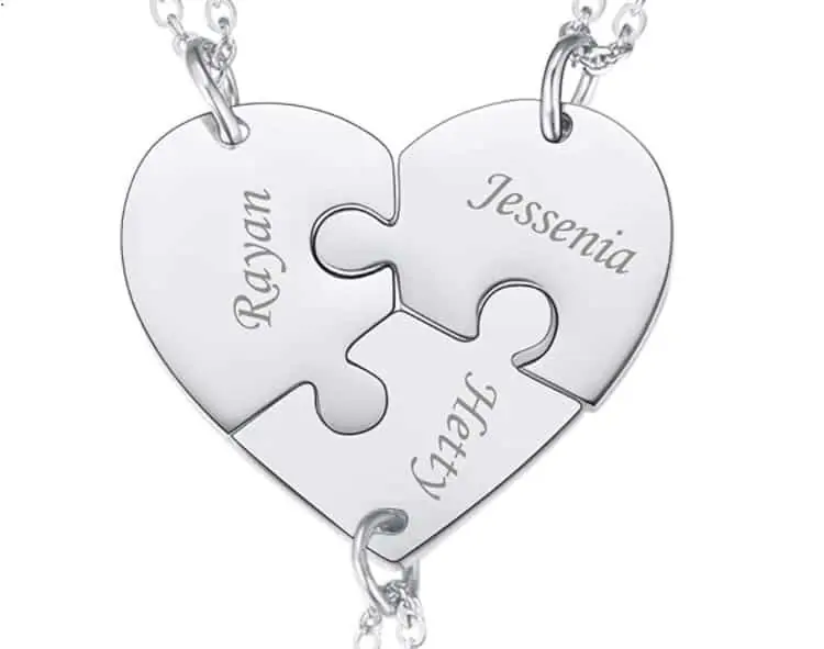 Best Friend Necklace Ideas Broken Heart Pieces Necklaces