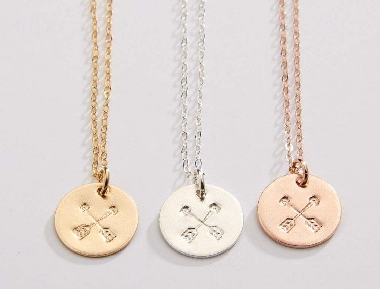 Best Friend Necklace Ideas Crossed Arrows Necklaces