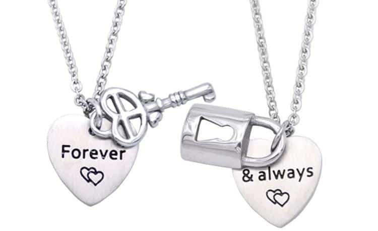 Lock and Key BFF Necklaces