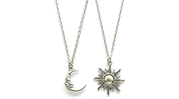 Sun and Moon Necklaces