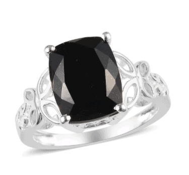 925 black tourmaline