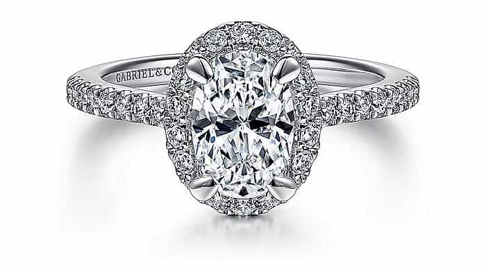 Classic Halo Engagement Ring