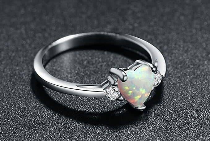 opal engagement ring