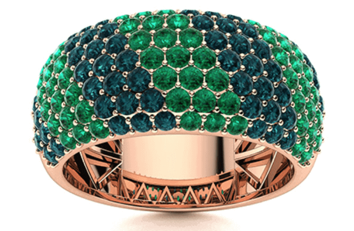 Emerald Fashion Ring