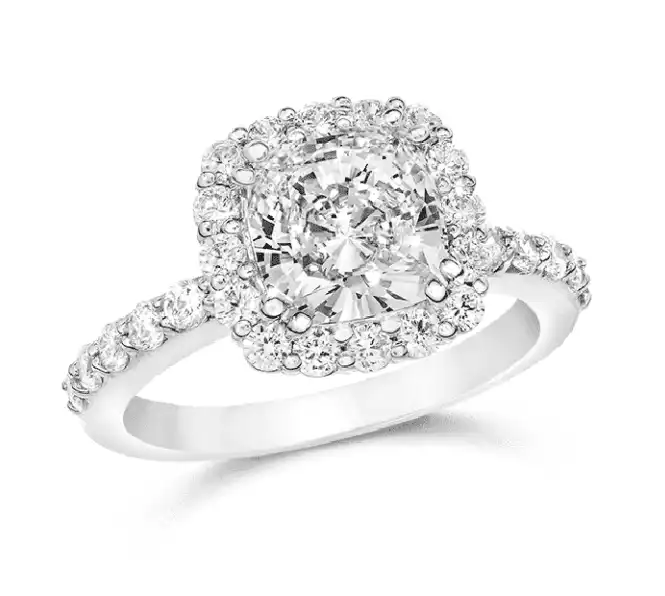 Cushion Cut 2.0 Ct. 14K Ring | Birkat Elyon