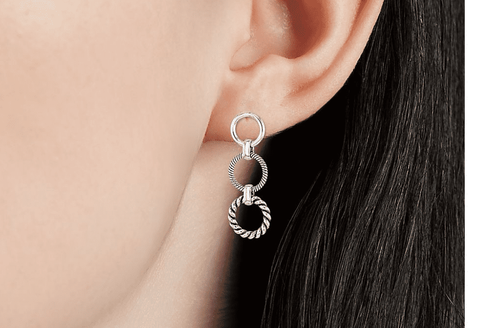 Blue Nile 950 Platinum Earring Collection