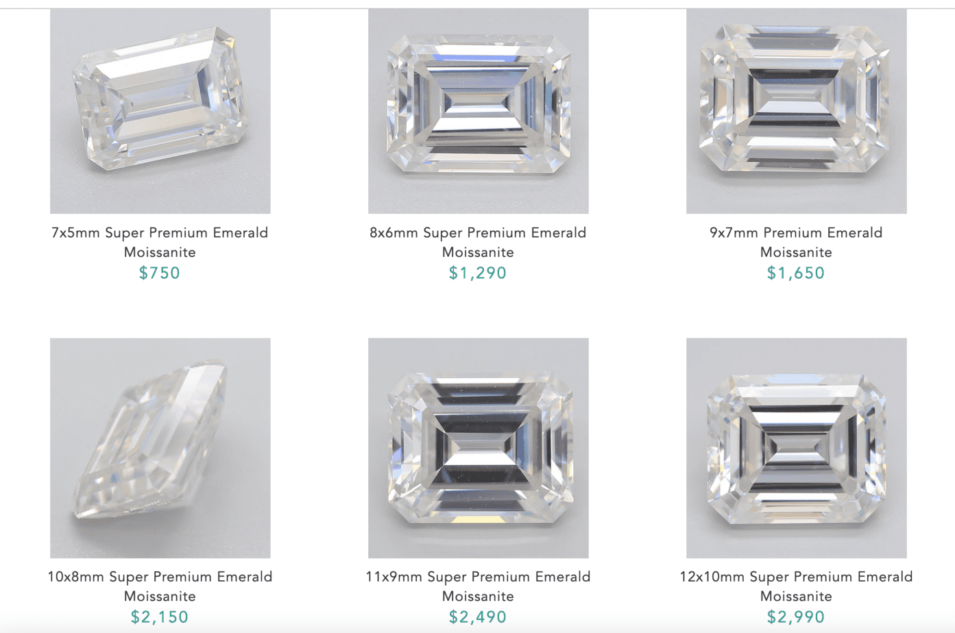 Create Your Own Emerald Cut Moissanite Ring