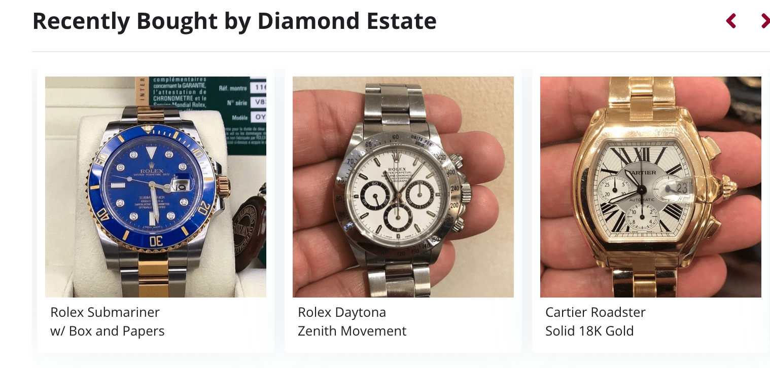 recently bought by diamond estate