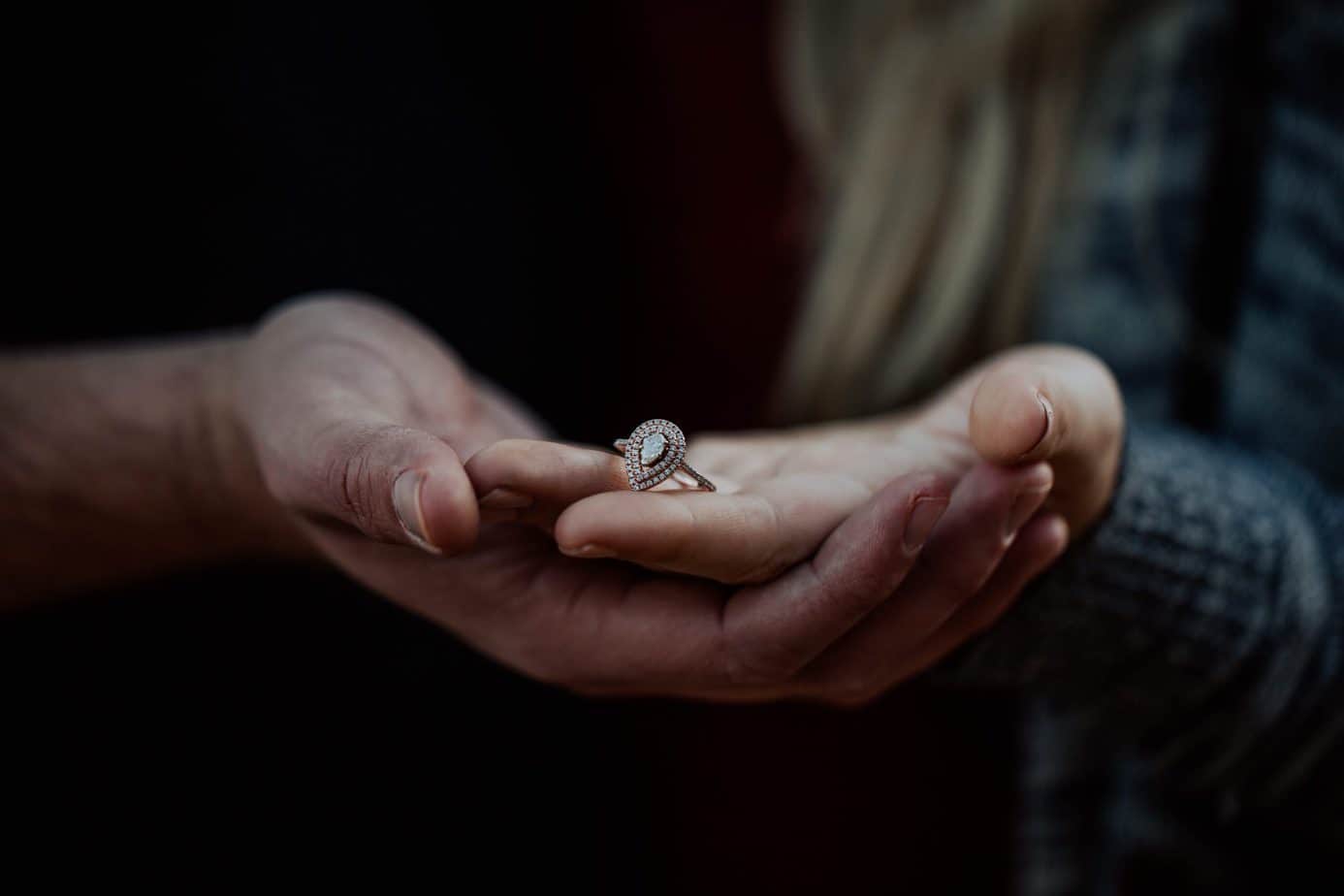 Moissanite Engagement Ring