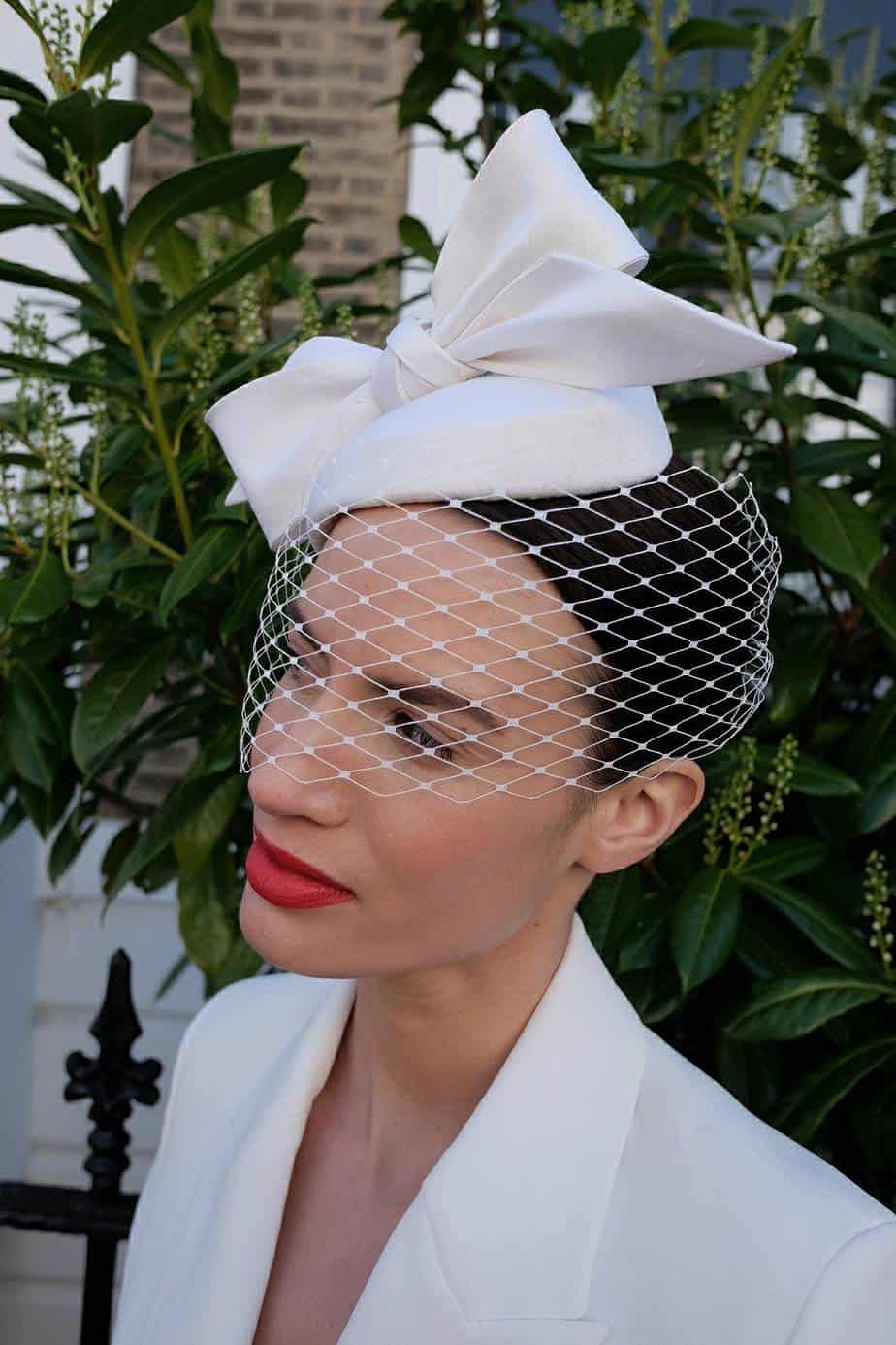 pillbox fascinator from Filipa Cardoso