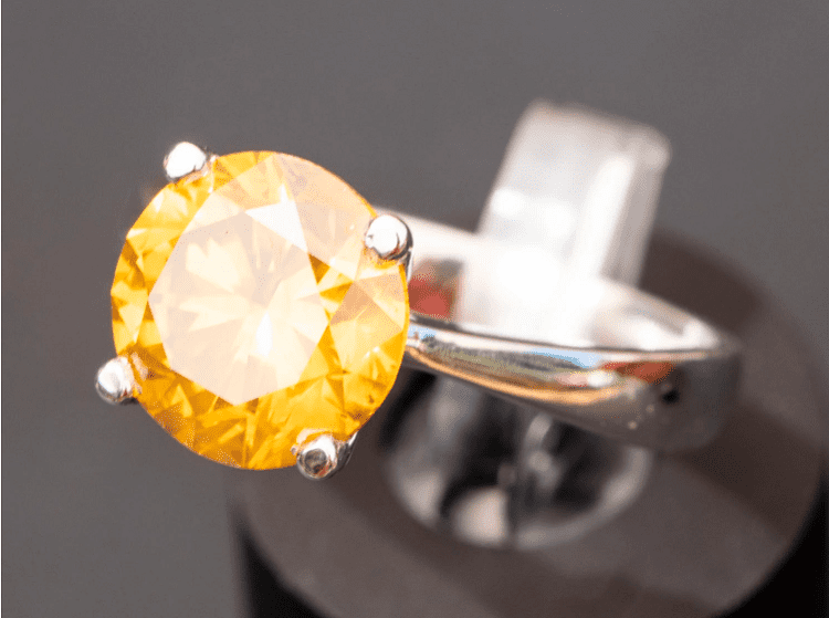 saffron diamond rings