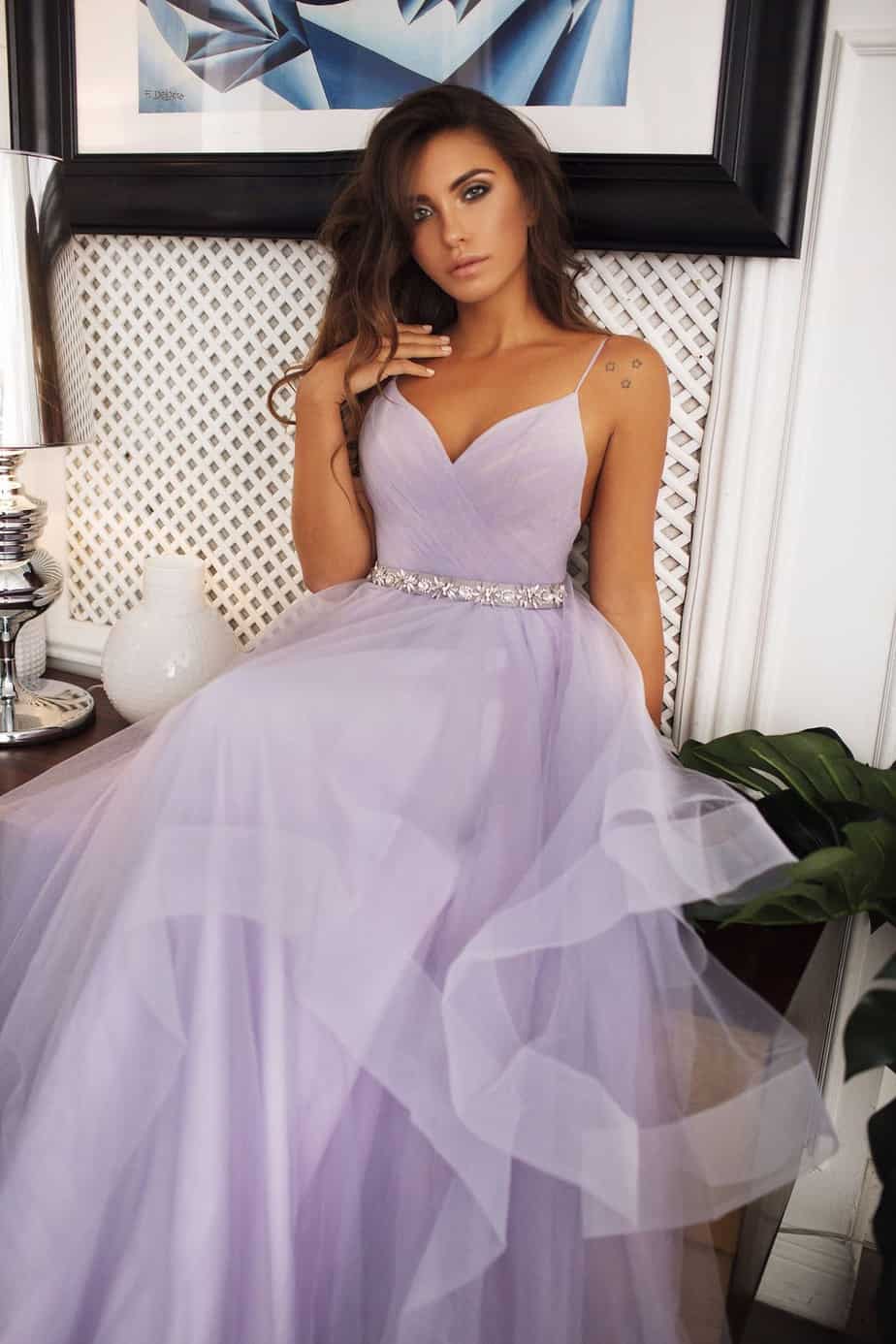 MilaBridal's Lavender Tulle Dress