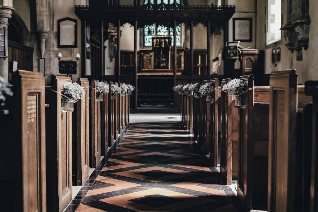 church aisle