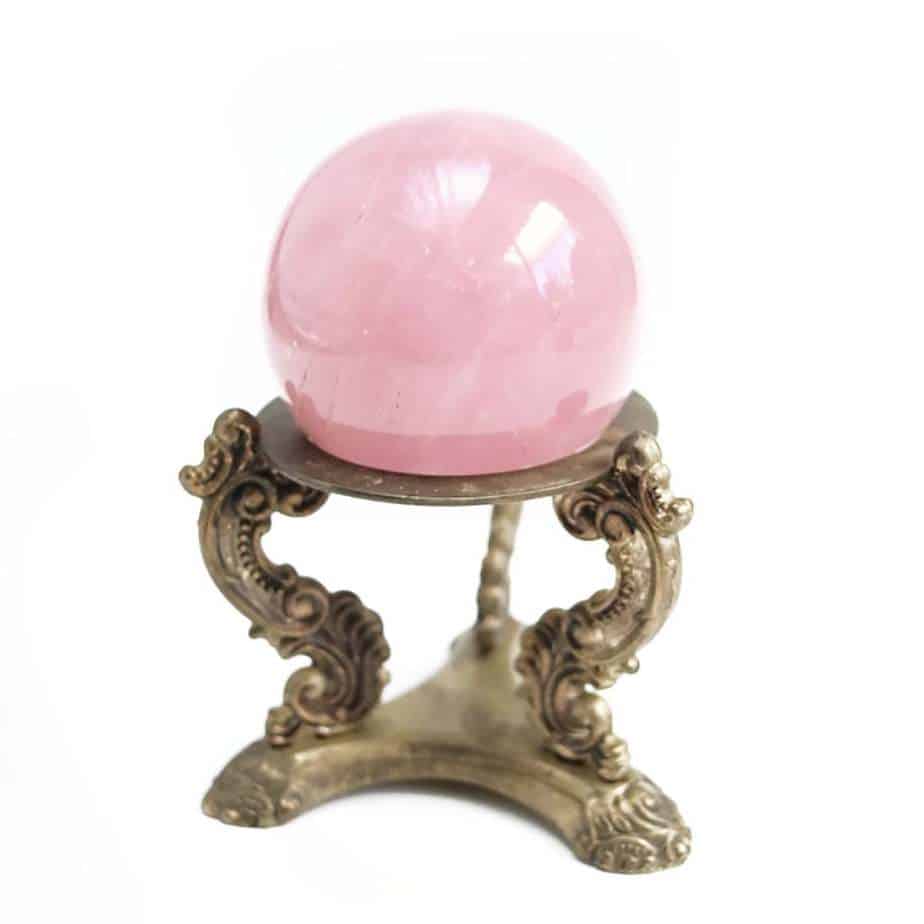 rose quartz sphere