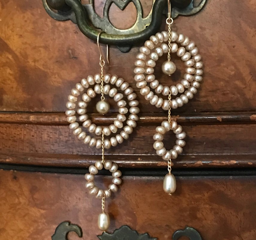 Circle Drop Earrings