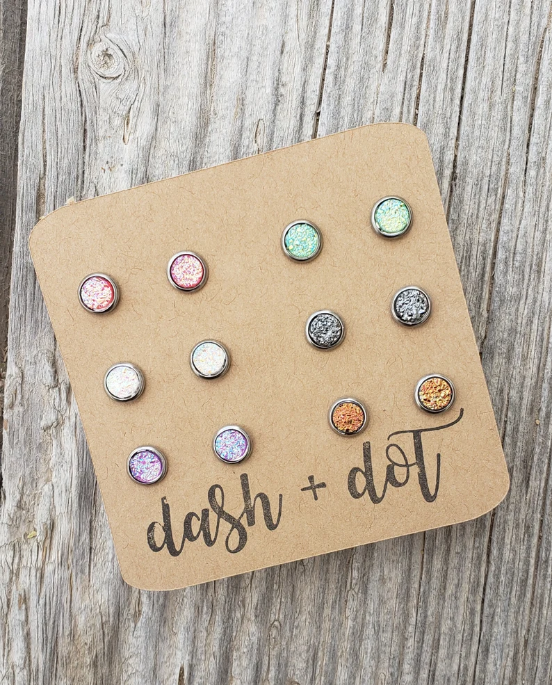 DashDottie Sparkling Studs | Etsy