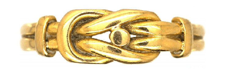 Edwardian Gold Knot Ring