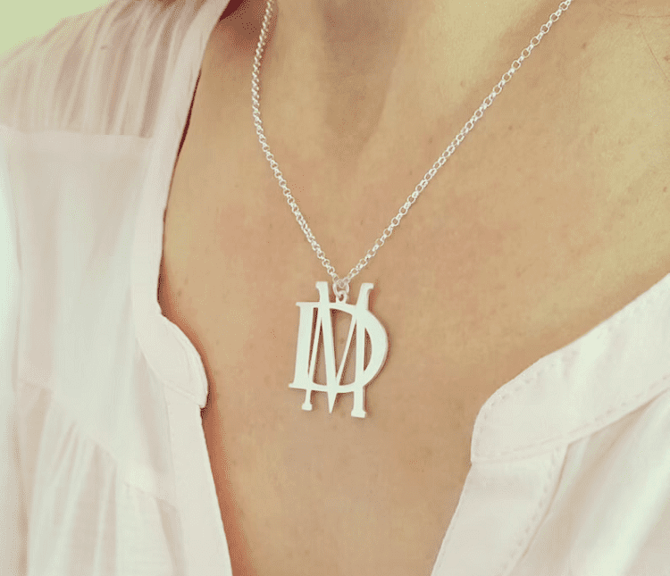 MonogramPersonalized Initial Necklace