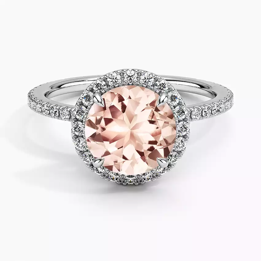 Morganite Waverly Diamond Ring | Brilliant Earth