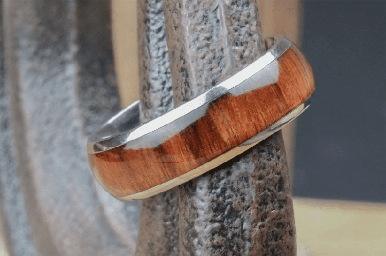 The Conqueror Wood Promise Ring