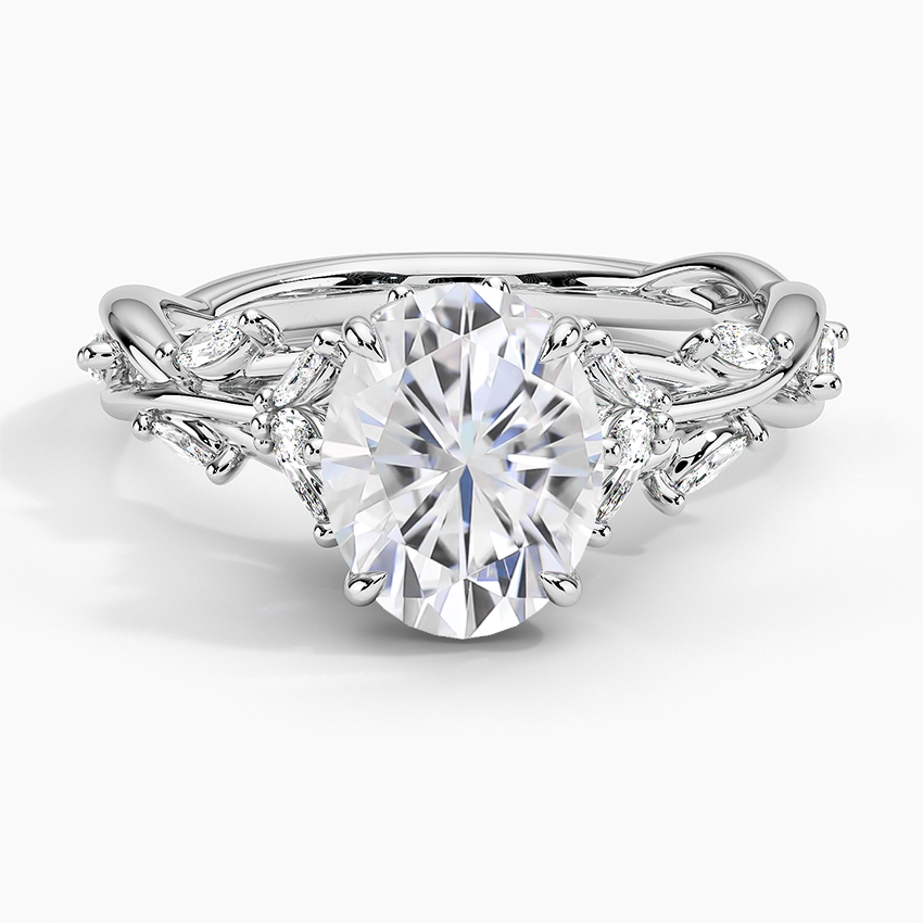 Brilliant Earth Moissanite Secret Garden Lab Diamond Ring