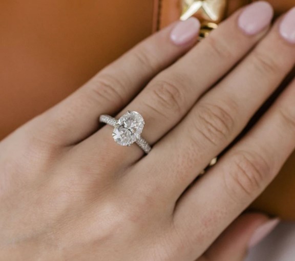 Oval Moissanite Engagement Ring ideas