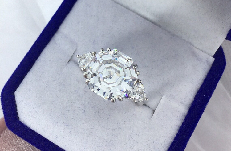 LeMoissaniteCheri Lab Diamond Ring