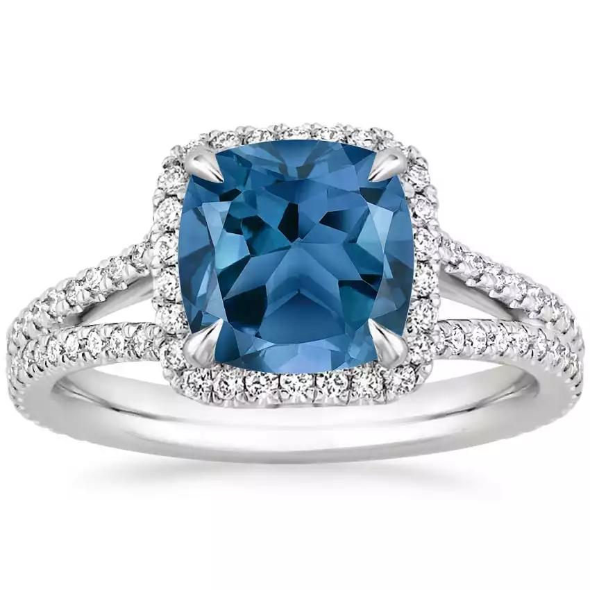 London Blue Topaz Fortuna Ring | Brilliant Earth