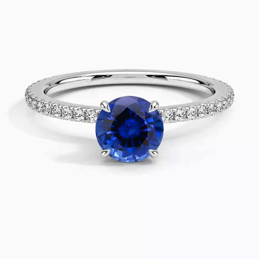 Sapphire Demi Diamond Ring | Brilliant Earth