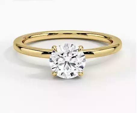 Pavé Wrap Diamond Ring | Secret Halo | Brilliant Earth