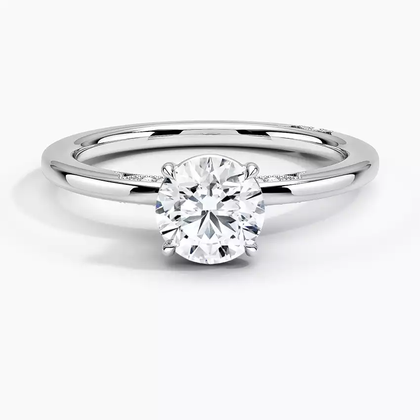 Simply Tacori Delicate Drape Diamond Engagement Ring | Brilliant Earth