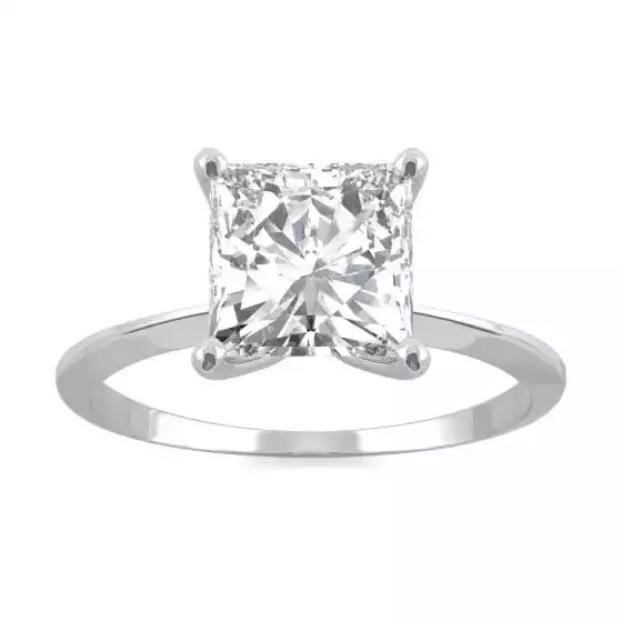 Forever One Platinum Solitaire | Charles and Colvard