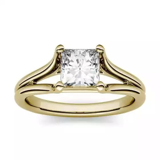 Forever One Moissanite Classic Solitaire | Charles and Colvard