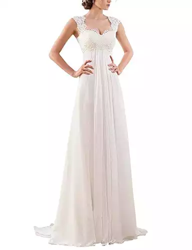 Ivory Lace Bridal Gown | Amazon