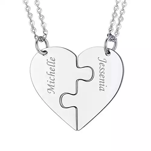 Broken Heart Pieces Necklaces | Amazon