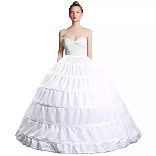 Full Shape 6 Hoop Skirt Ball Gown Petticoat | Amazon