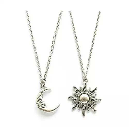 Sun and Moon Necklaces | Amazon