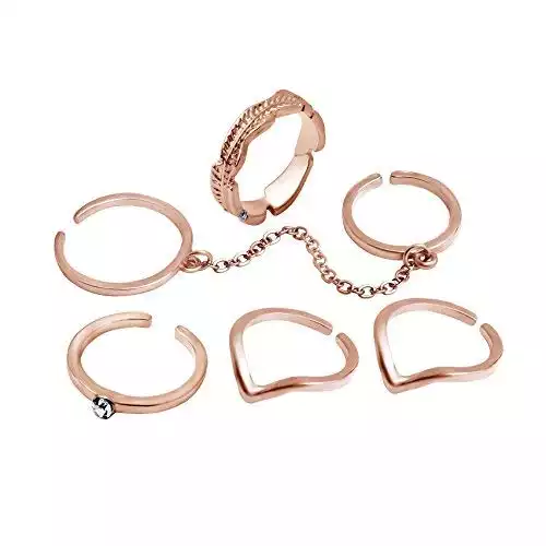 Coucoland 6pcs Stack Rings Set | Amazon