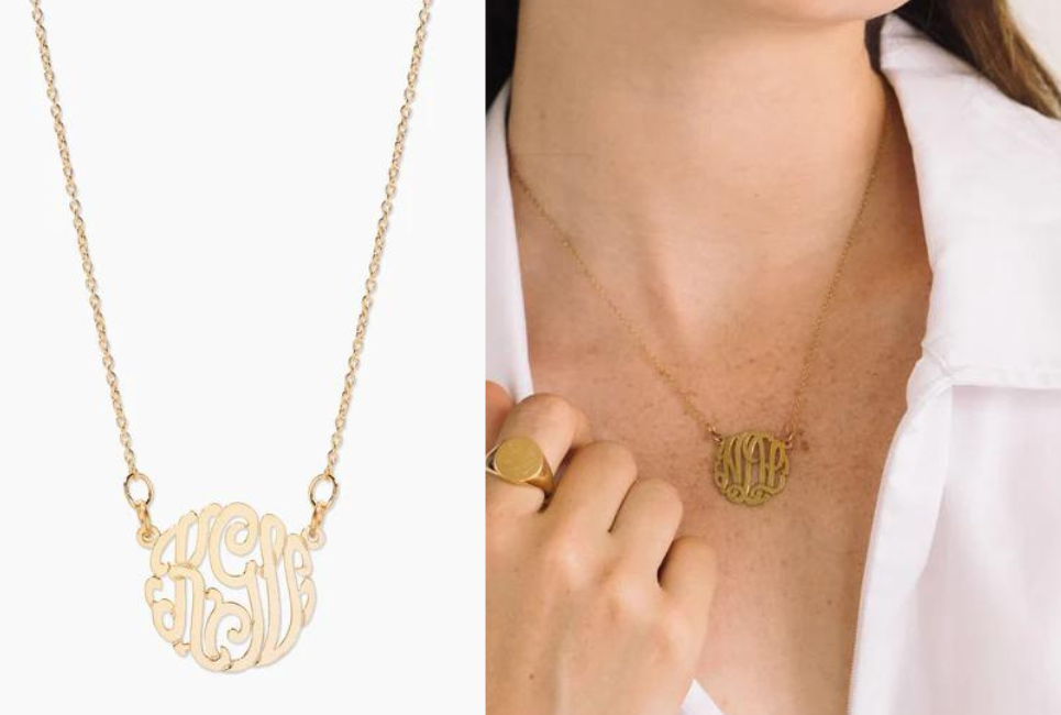 Fulton Classic Monogram Necklace