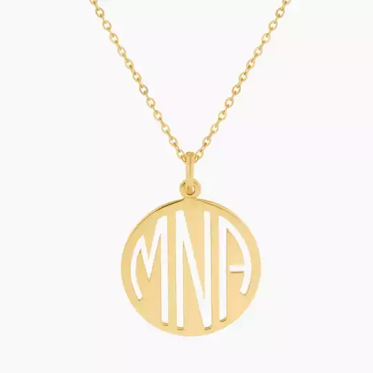 Faye Monogram Pendant | Brook & York