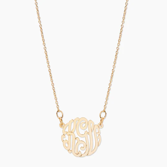 Fulton Classic Monogram Necklace | Brook & York