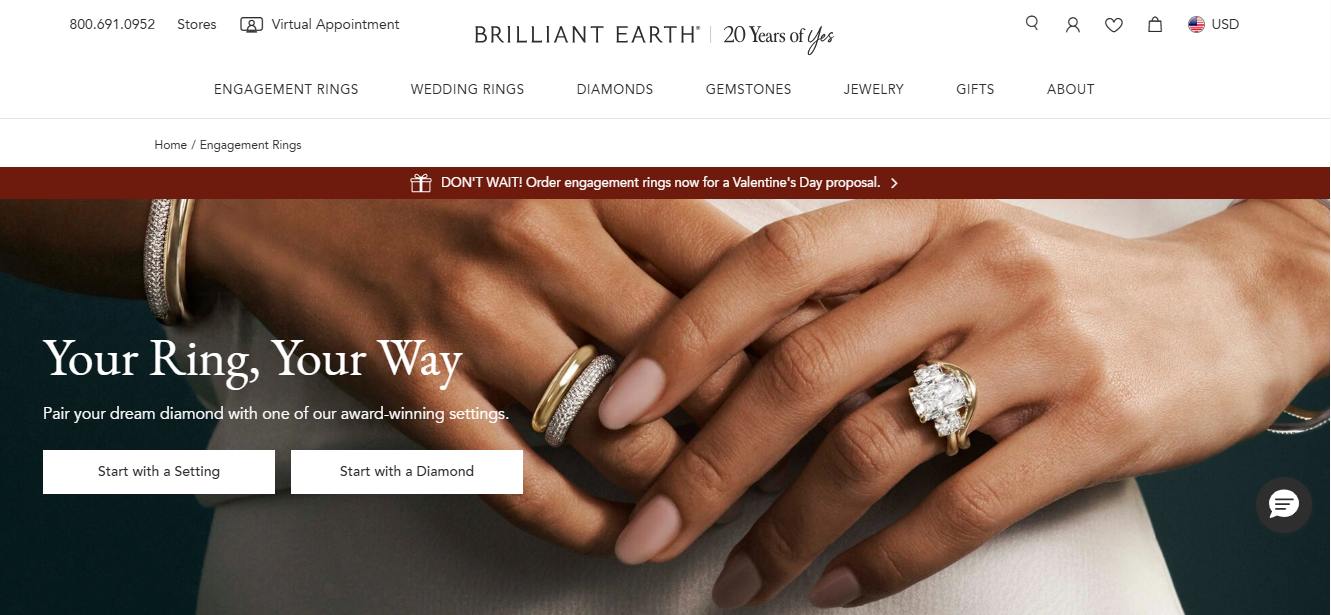 Brilliant Earth Site