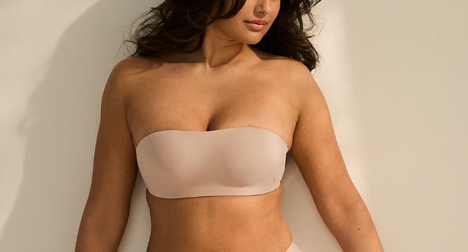Invisible by Victoria's Secret Perfect Comfort Wireless Push-Up Strapless Bra praline