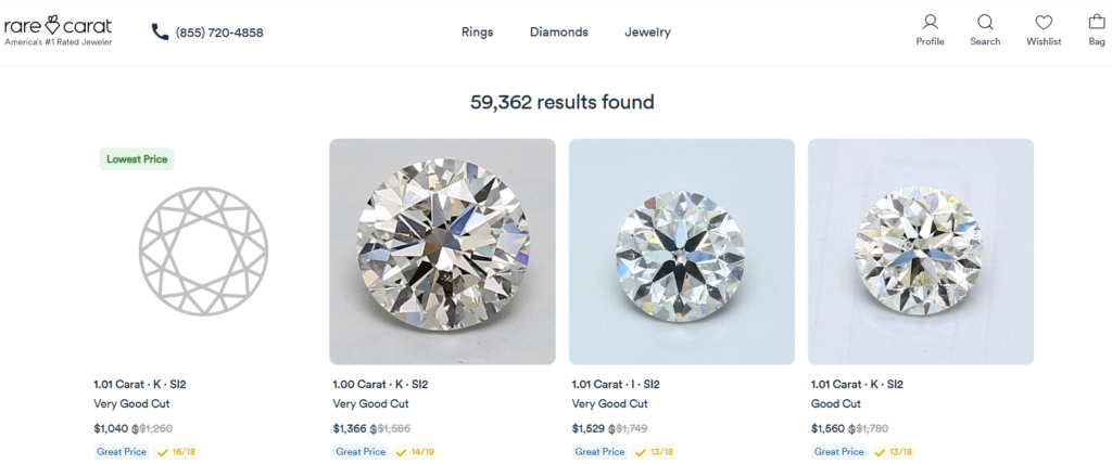 rare carat website natural diamonds shine